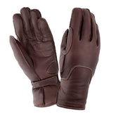 Guanti DUNKER LADY, un guanto invernale marrone con pelle di alta qualità. Ideali per motocicliste. Di TUCANO URBANO.